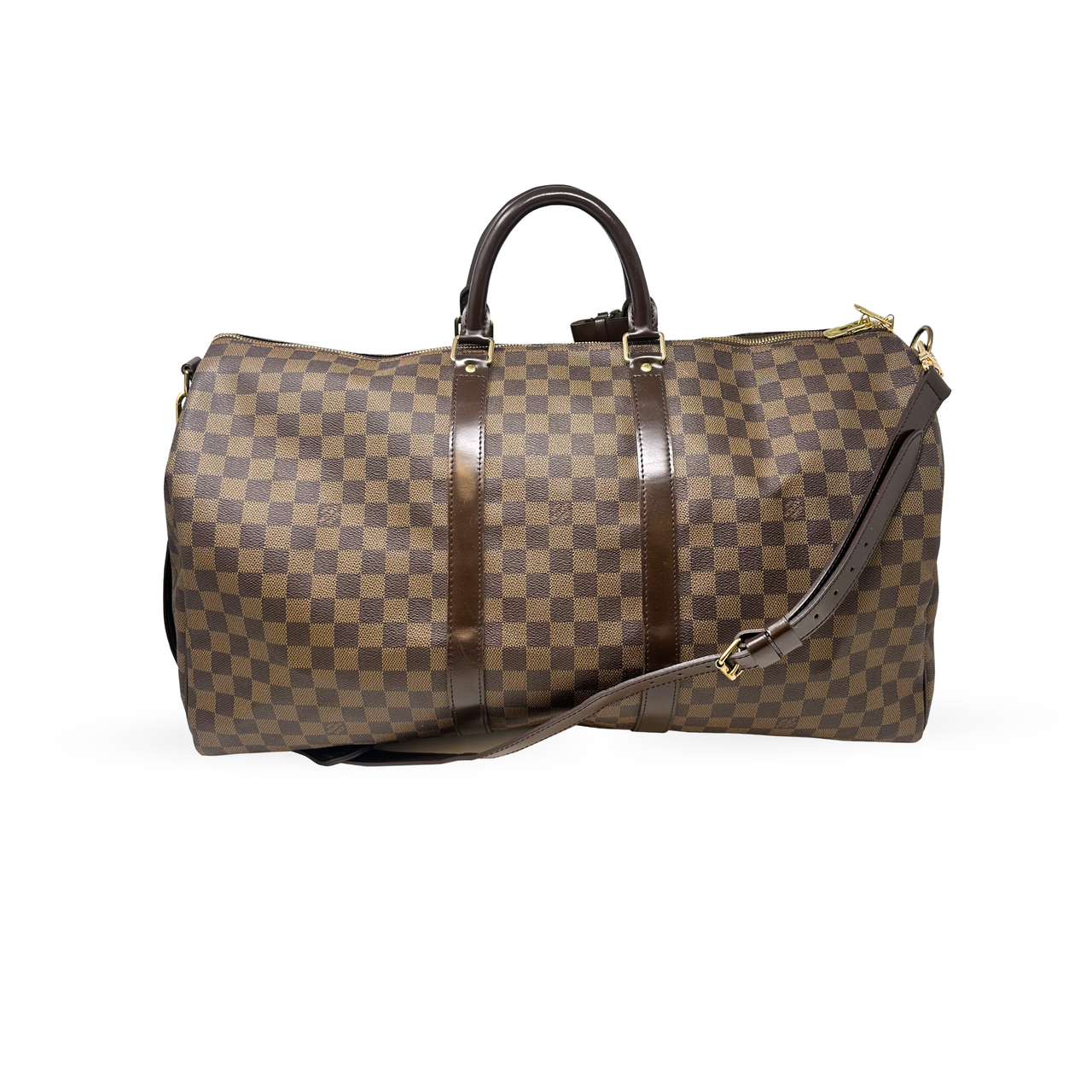 Damier Ebene Keepall 55 Bandouliere