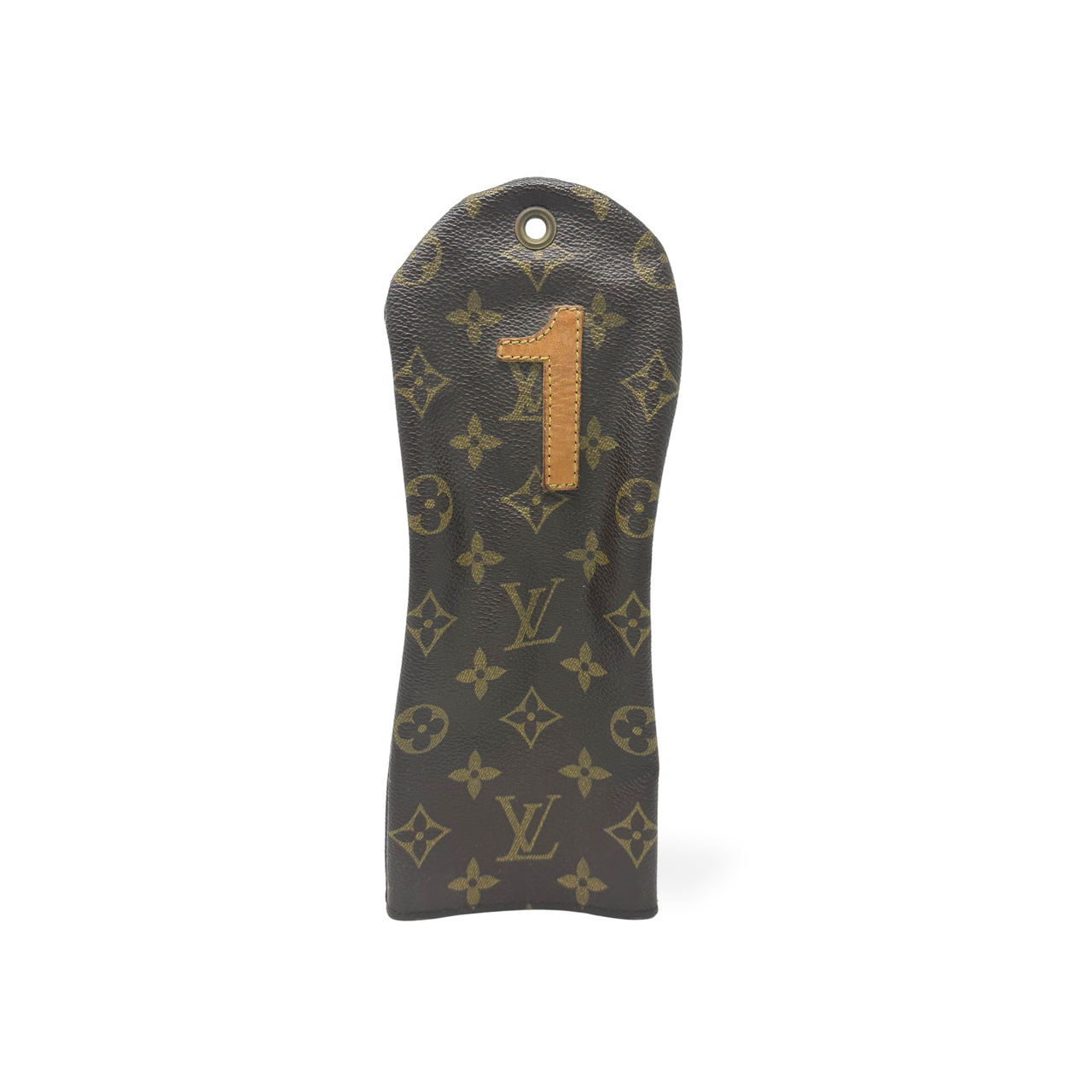 Brown Monogram Golf Head Cover Pouch