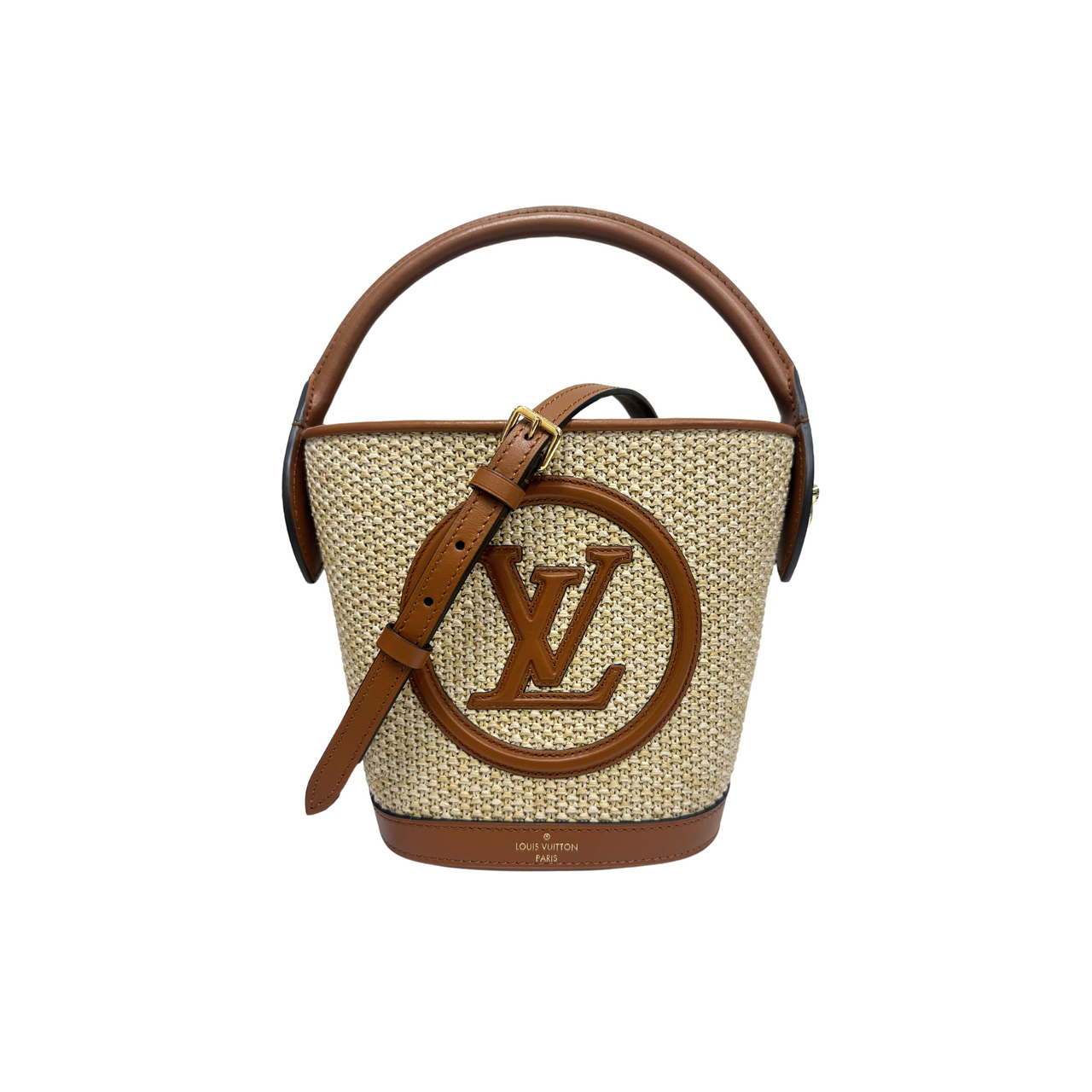 Raffia Bucket Bag