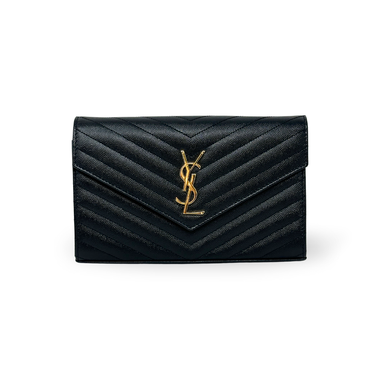 Classic Cassandre Chain Wallet Grain De Poudre Leather